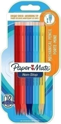 PORTAMINAS PAPER MATE NON STOP 0,7 MM BLISTER DE 10