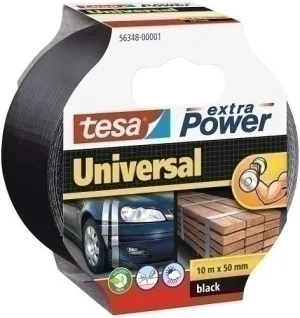 CINTA AMERICANA TESA EXTRA POWER ROLLO 10X50 NEGRA