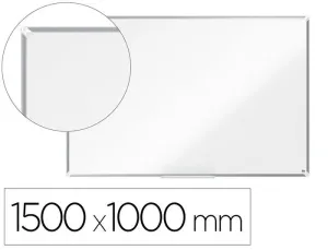 PIZARRA BLANCA NOBO PREMIUM PLUS ACERO LACADO MAGNETICA 1500X1000 MM