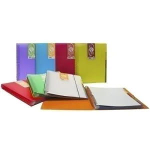 CARPETA FUNDAS (TARIFARIO) GRAFOPLAS ESPIRAL PP IN&OUT TRANS. A4 20 F. NATURAL