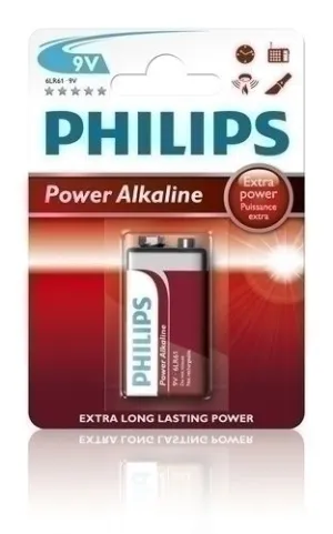 PILAS PHILIPS 6LR61 SUPER ALCALINA BLISTER DE 1